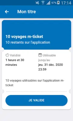 M'Ticket android App screenshot 4